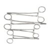 Durable Stainless Steel Hemostats for Dental Labs - Ergonomic Straight & Curved Tips